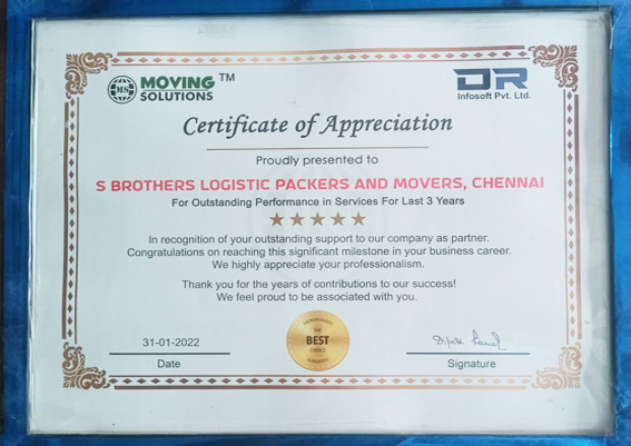 Packers and movers in Chennai 