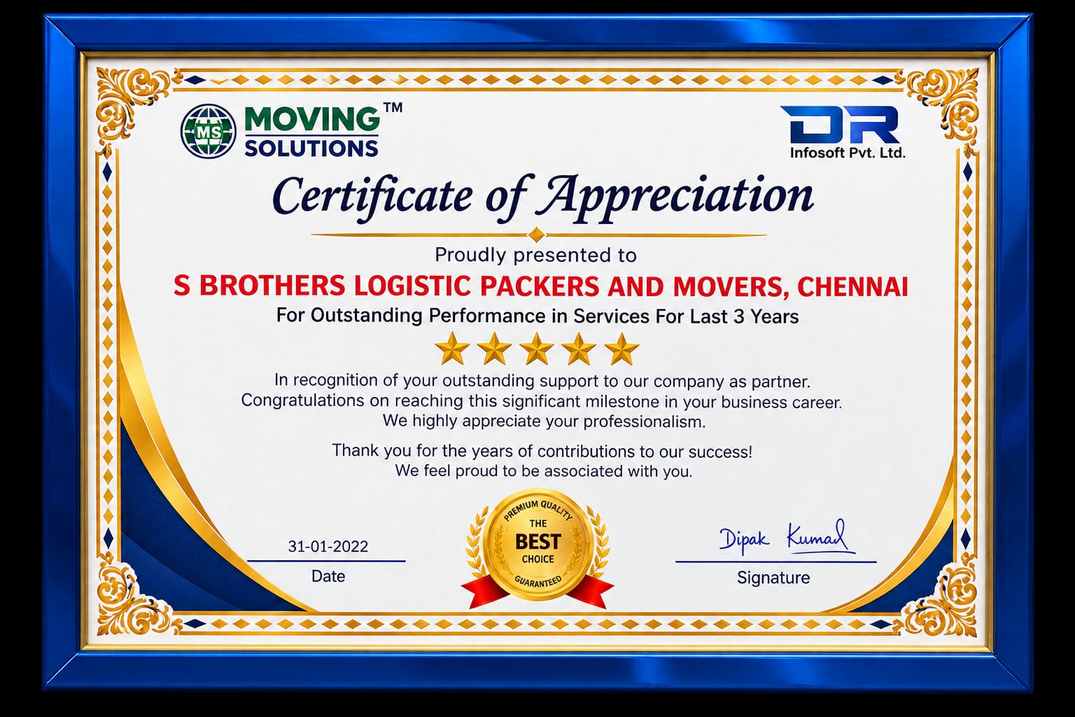 Packers and movers in Chennai 