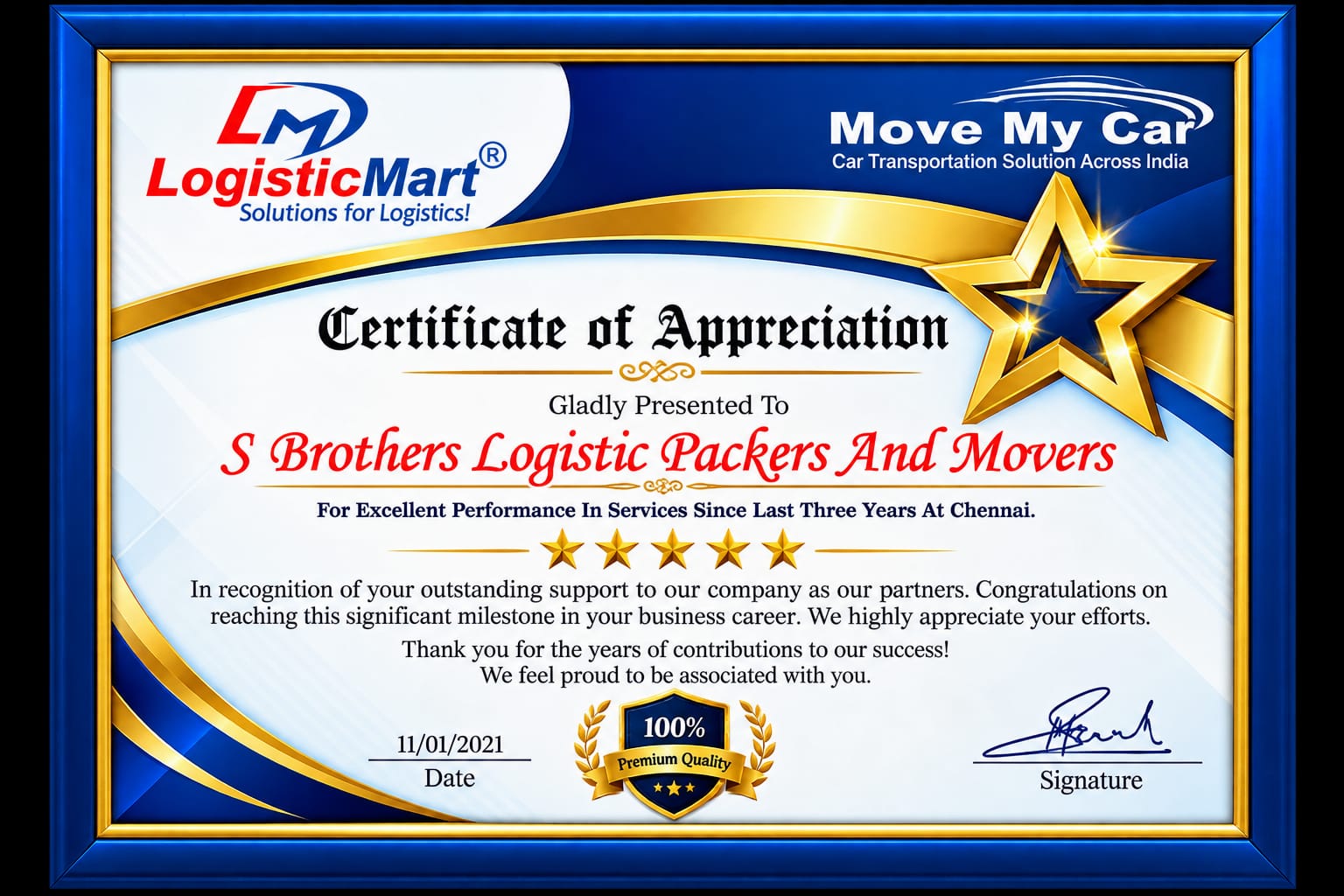 Packers and movers in Chennai 